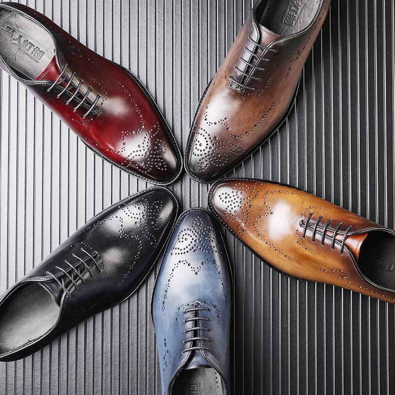 British style oxford shoes men